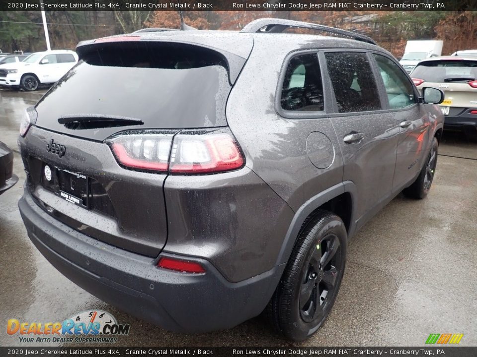 2020 Jeep Cherokee Latitude Plus 4x4 Granite Crystal Metallic / Black Photo #5