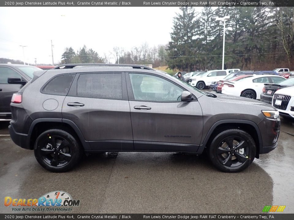 2020 Jeep Cherokee Latitude Plus 4x4 Granite Crystal Metallic / Black Photo #6