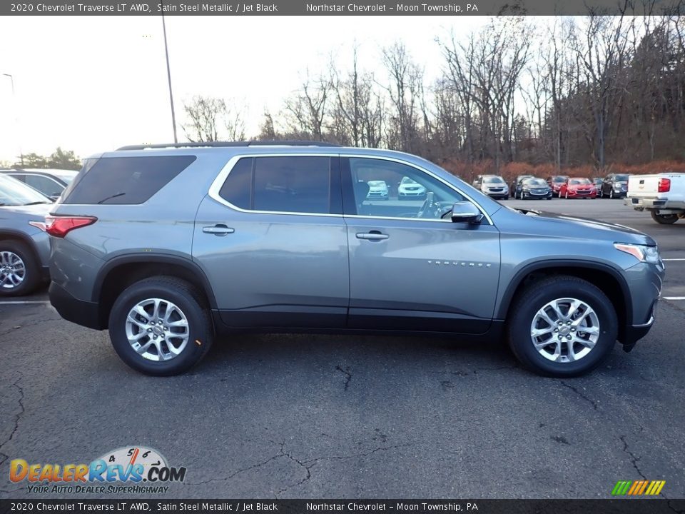 2020 Chevrolet Traverse LT AWD Satin Steel Metallic / Jet Black Photo #6