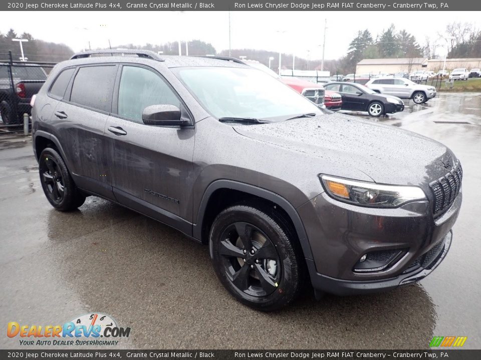 2020 Jeep Cherokee Latitude Plus 4x4 Granite Crystal Metallic / Black Photo #7