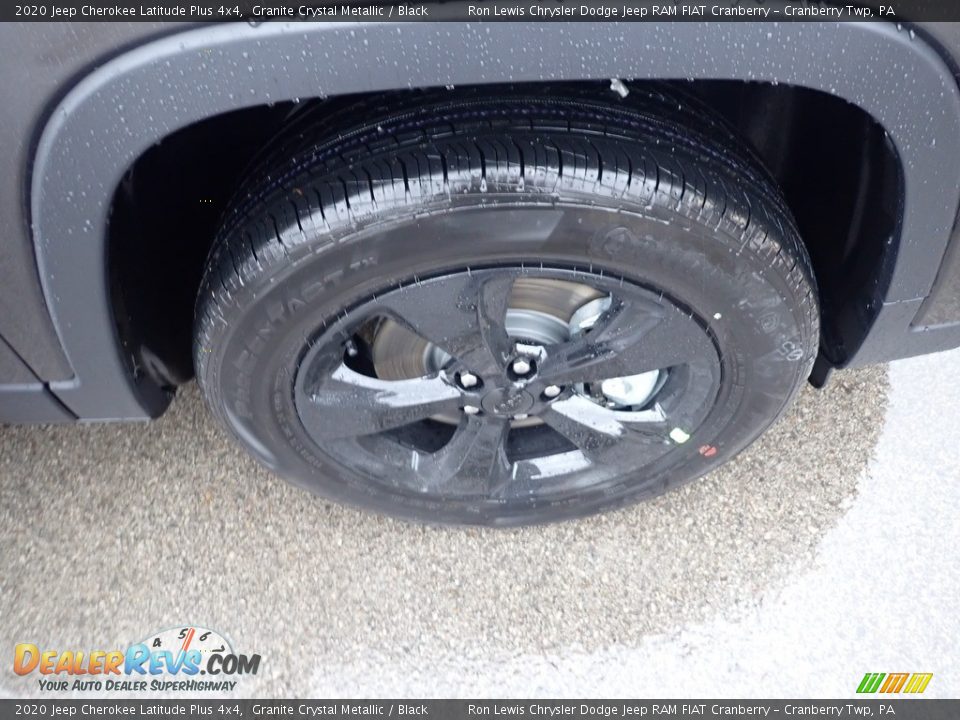 2020 Jeep Cherokee Latitude Plus 4x4 Granite Crystal Metallic / Black Photo #8