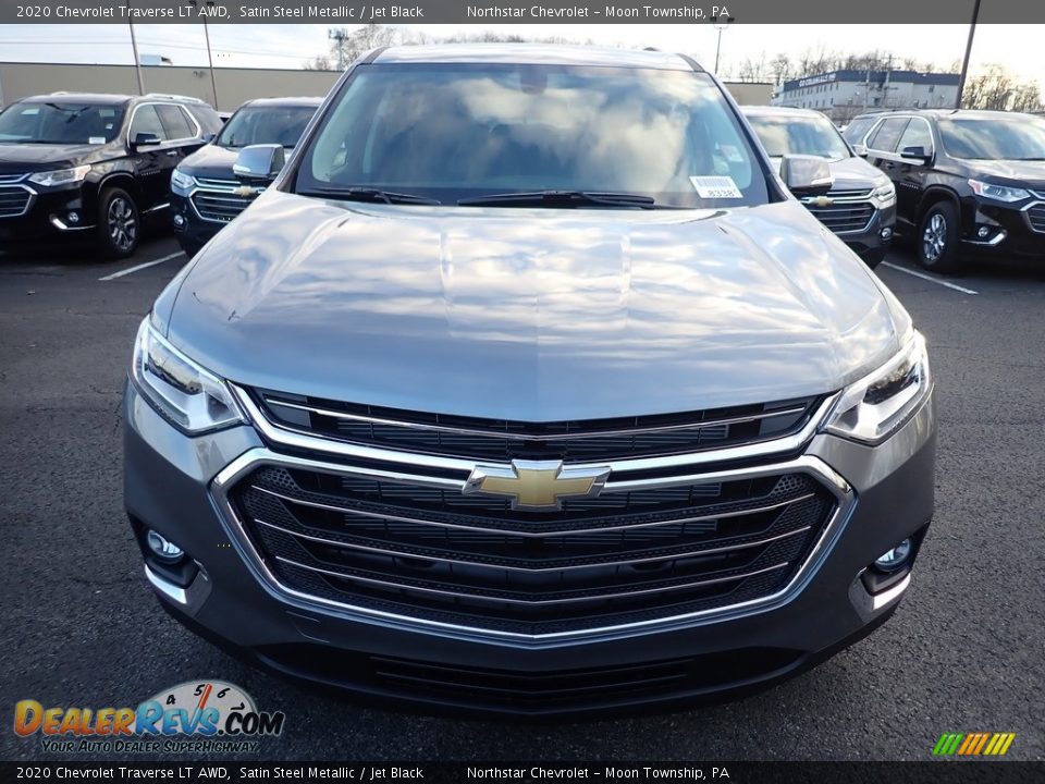 2020 Chevrolet Traverse LT AWD Satin Steel Metallic / Jet Black Photo #8