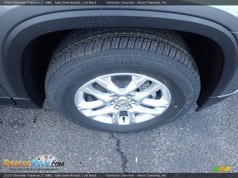 2020 Chevrolet Traverse LT AWD Satin Steel Metallic / Jet Black Photo #9