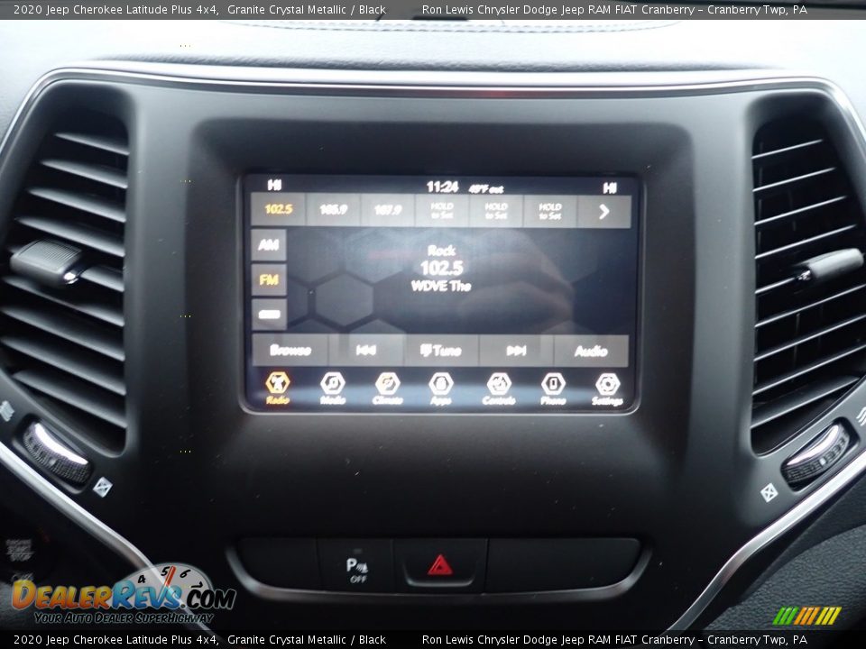 2020 Jeep Cherokee Latitude Plus 4x4 Granite Crystal Metallic / Black Photo #14