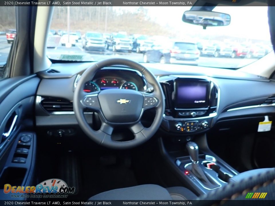 2020 Chevrolet Traverse LT AWD Satin Steel Metallic / Jet Black Photo #13