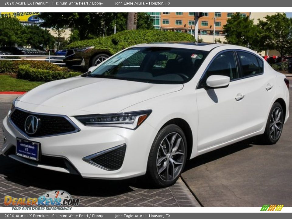 2020 Acura ILX Premium Platinum White Pearl / Ebony Photo #3