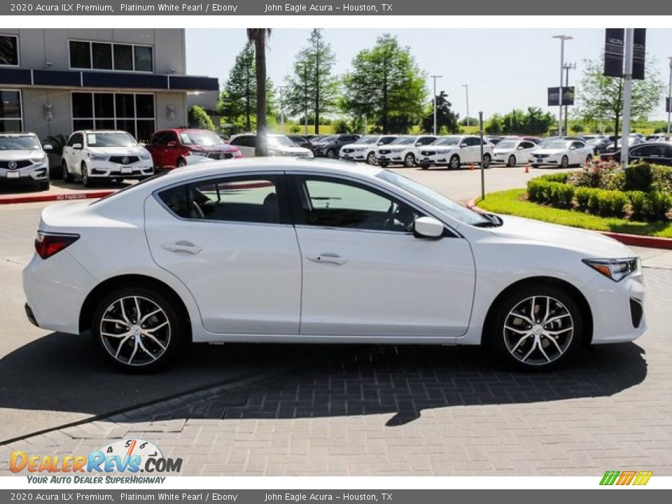 2020 Acura ILX Premium Platinum White Pearl / Ebony Photo #8