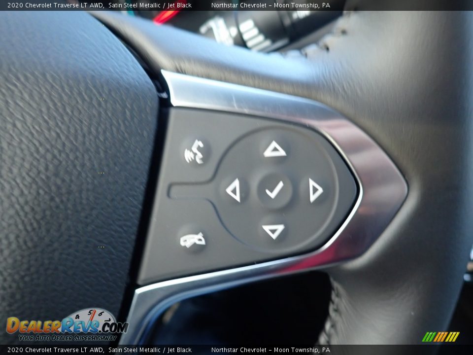 2020 Chevrolet Traverse LT AWD Satin Steel Metallic / Jet Black Photo #19