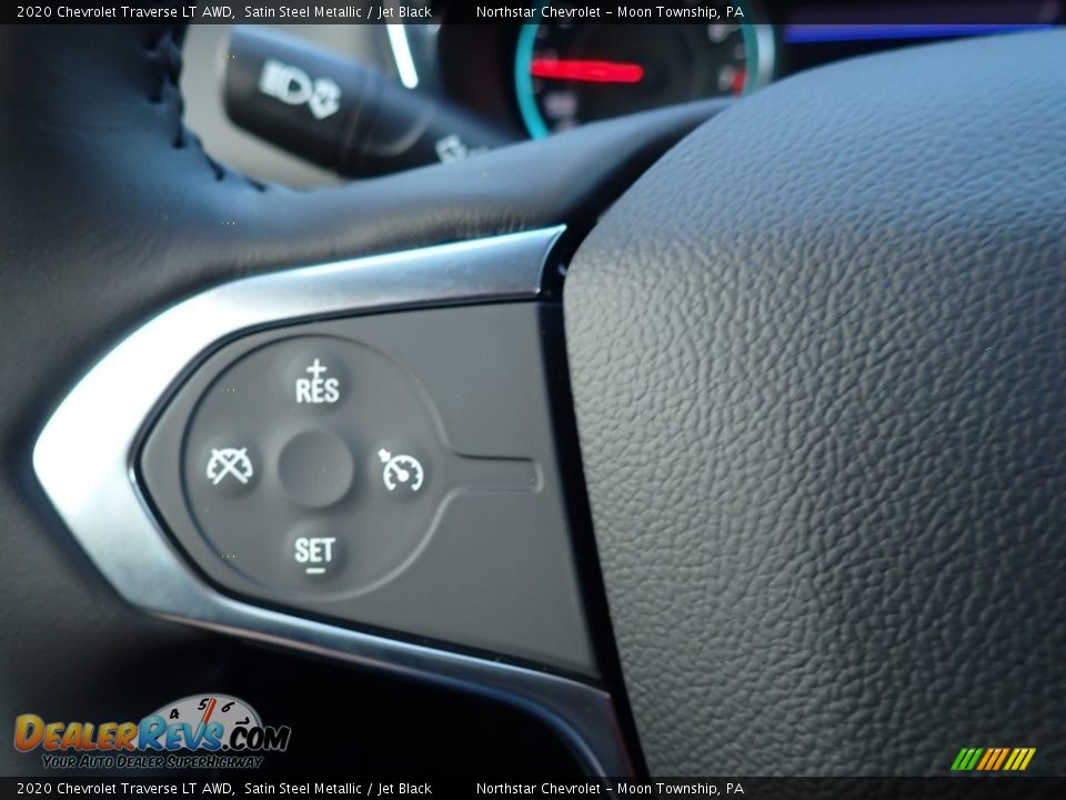 2020 Chevrolet Traverse LT AWD Satin Steel Metallic / Jet Black Photo #20