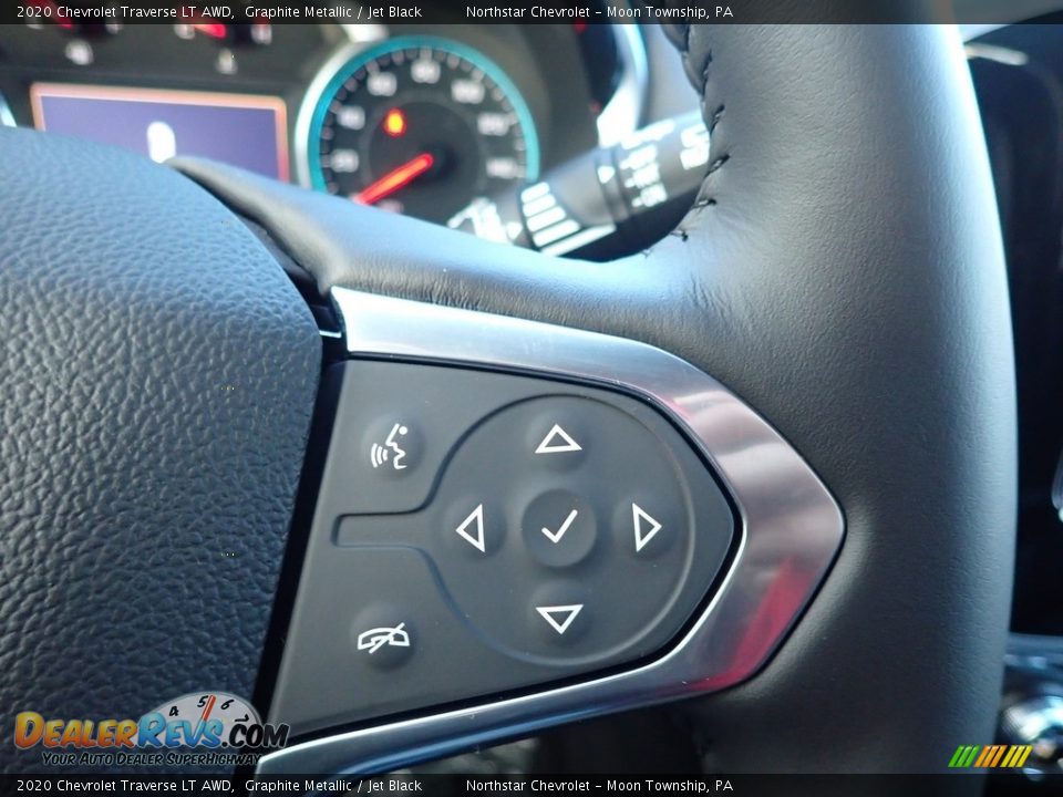 2020 Chevrolet Traverse LT AWD Graphite Metallic / Jet Black Photo #19