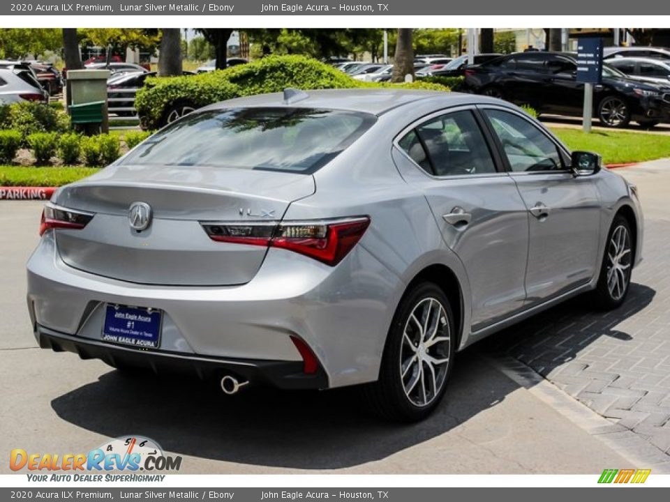 2020 Acura ILX Premium Lunar Silver Metallic / Ebony Photo #7