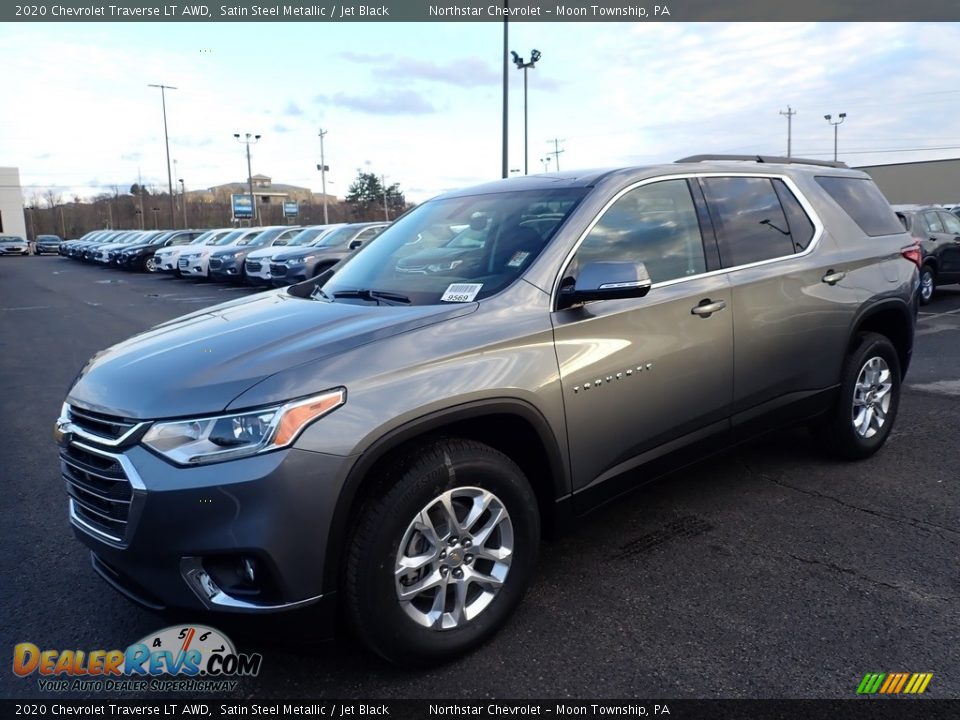 2020 Chevrolet Traverse LT AWD Satin Steel Metallic / Jet Black Photo #1