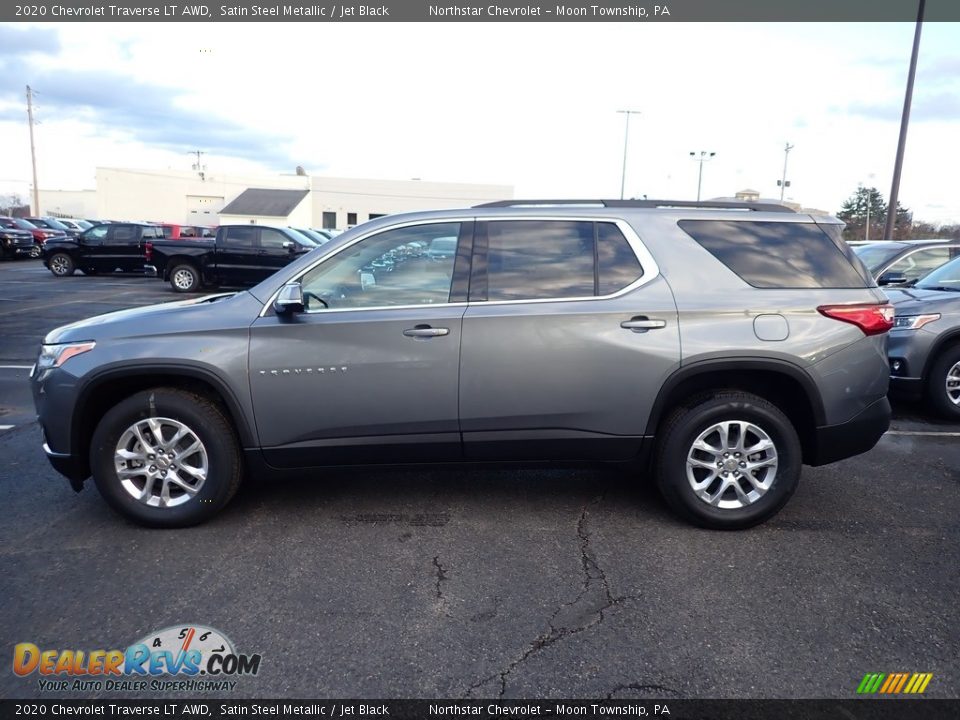 2020 Chevrolet Traverse LT AWD Satin Steel Metallic / Jet Black Photo #2