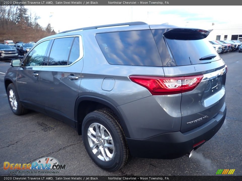 2020 Chevrolet Traverse LT AWD Satin Steel Metallic / Jet Black Photo #3