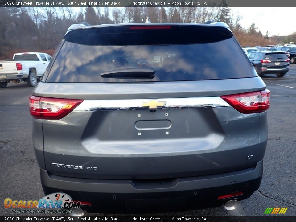 2020 Chevrolet Traverse LT AWD Satin Steel Metallic / Jet Black Photo #4