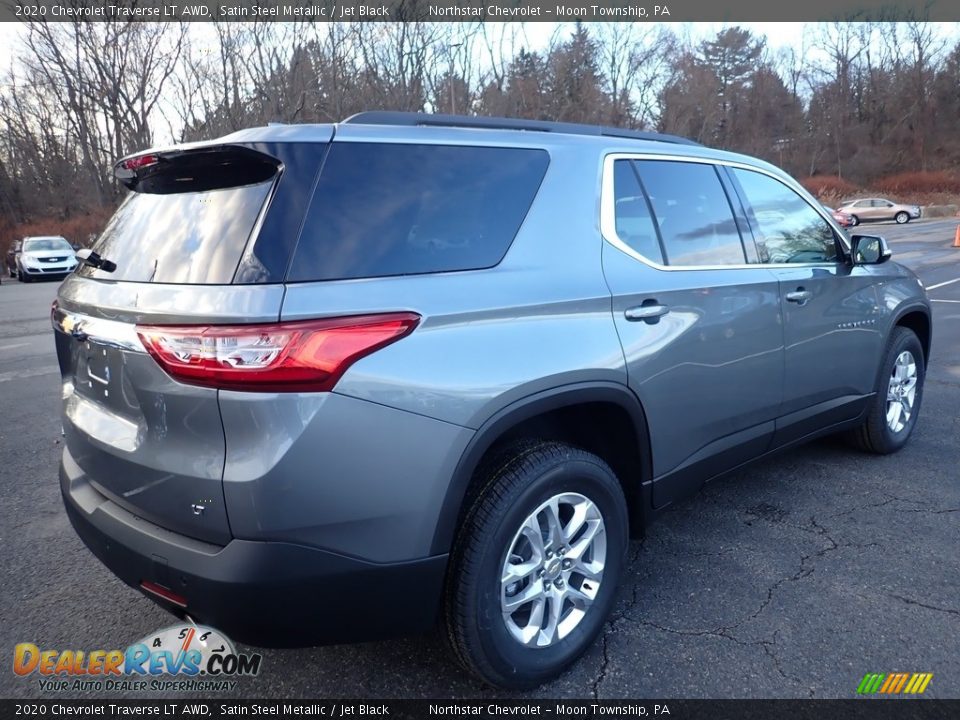 2020 Chevrolet Traverse LT AWD Satin Steel Metallic / Jet Black Photo #5