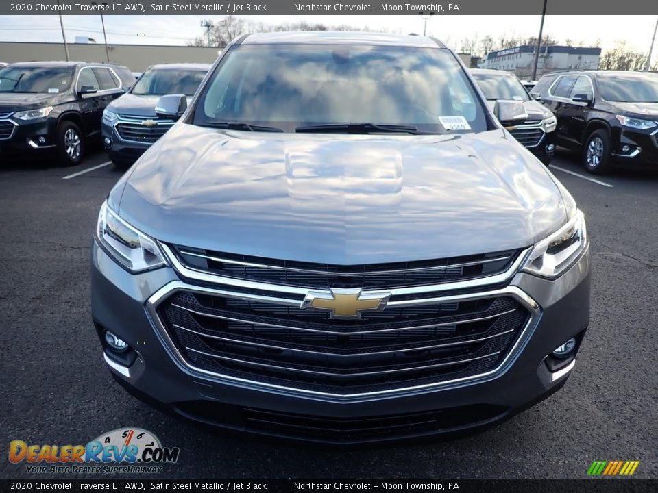 2020 Chevrolet Traverse LT AWD Satin Steel Metallic / Jet Black Photo #8