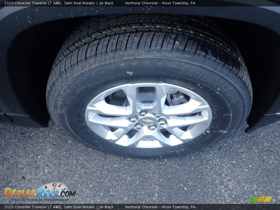 2020 Chevrolet Traverse LT AWD Satin Steel Metallic / Jet Black Photo #9