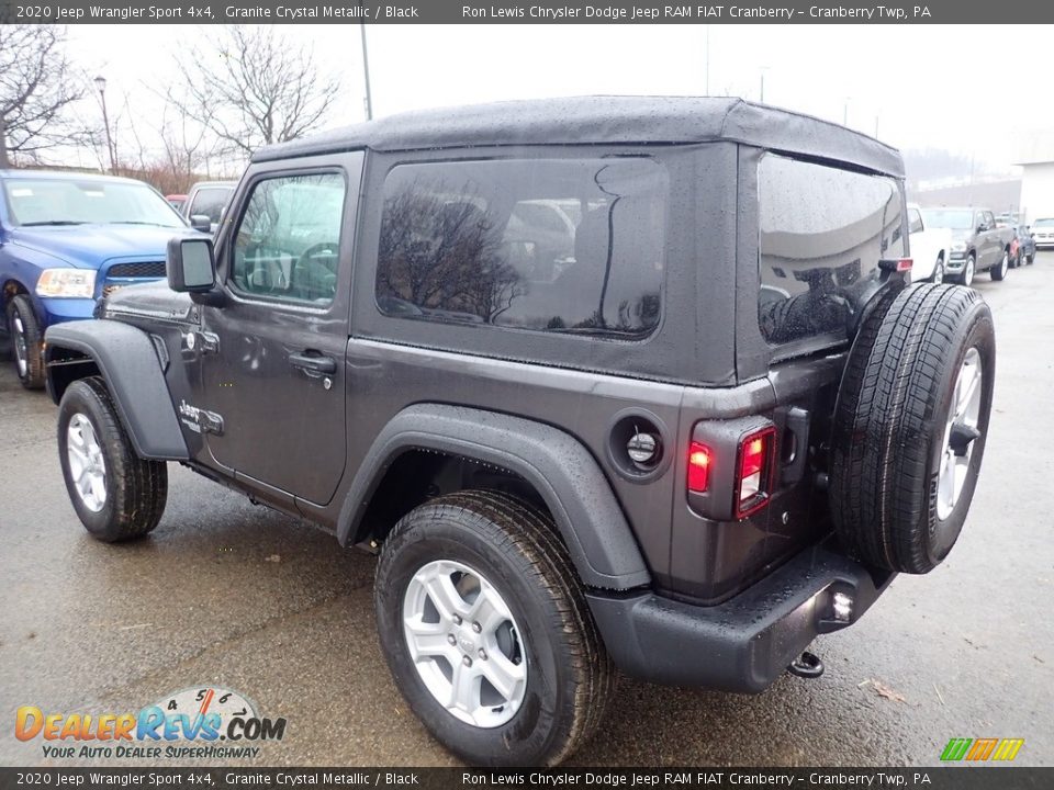 2020 Jeep Wrangler Sport 4x4 Granite Crystal Metallic / Black Photo #3