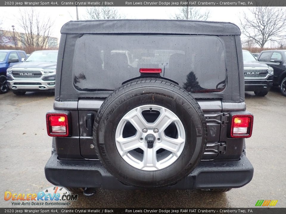 2020 Jeep Wrangler Sport 4x4 Granite Crystal Metallic / Black Photo #4