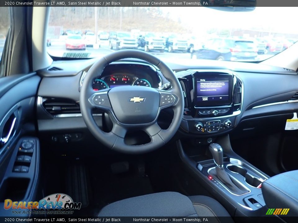 2020 Chevrolet Traverse LT AWD Satin Steel Metallic / Jet Black Photo #13