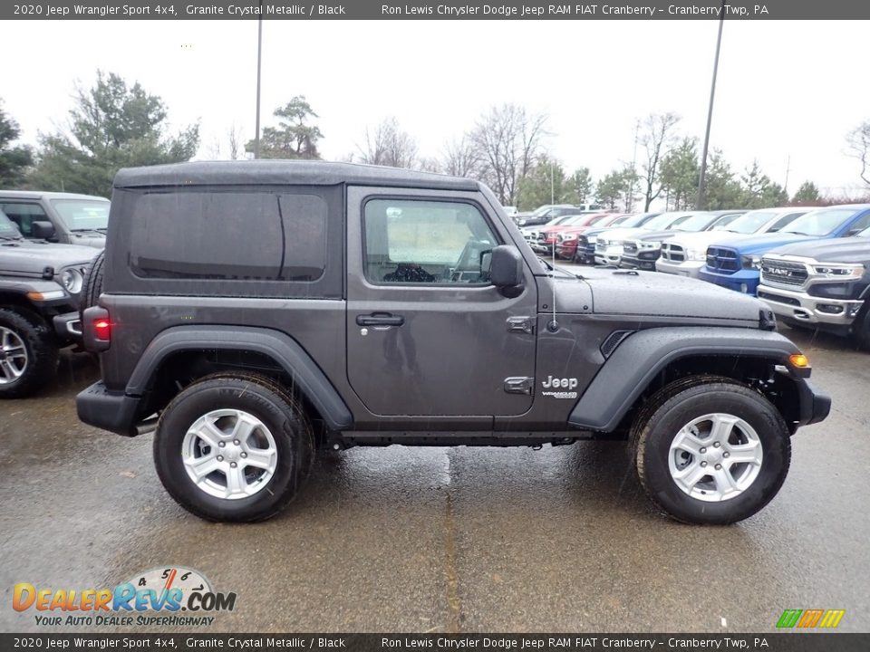 2020 Jeep Wrangler Sport 4x4 Granite Crystal Metallic / Black Photo #6