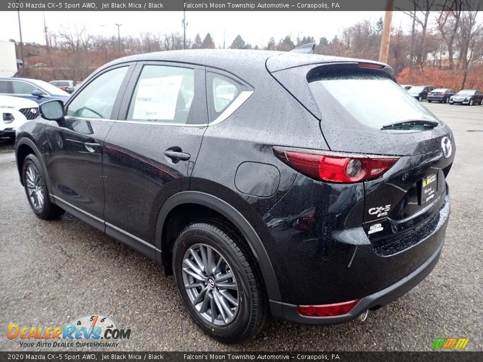 2020 Mazda CX-5 Sport AWD Jet Black Mica / Black Photo #6