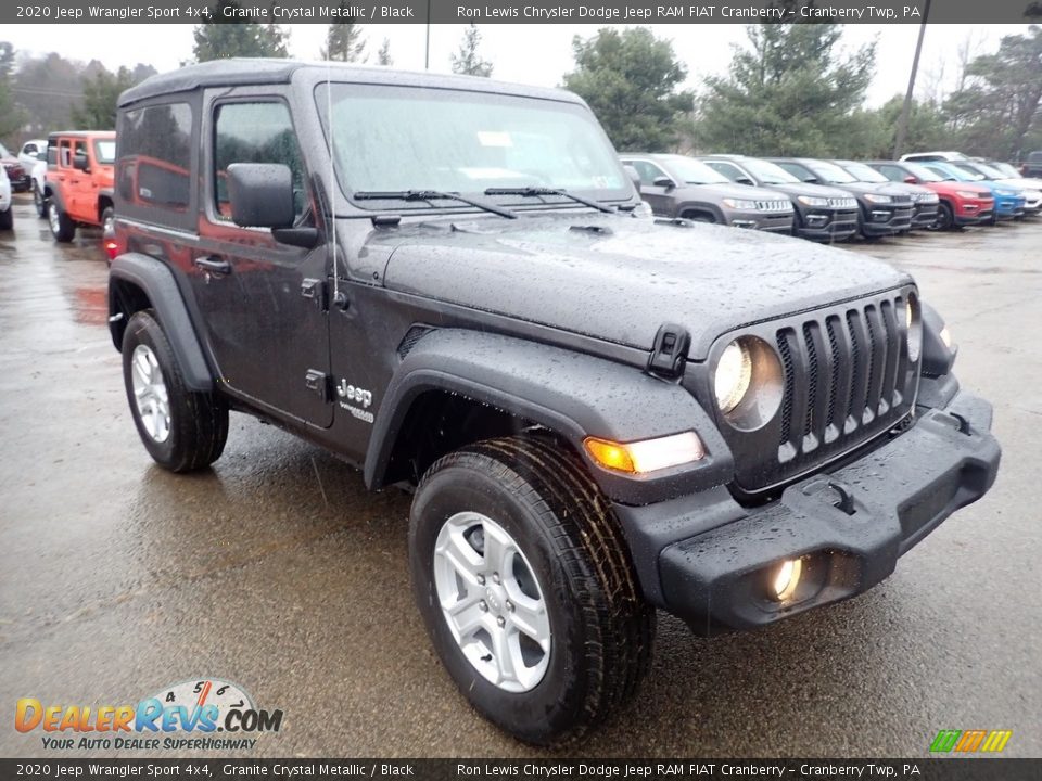 2020 Jeep Wrangler Sport 4x4 Granite Crystal Metallic / Black Photo #7