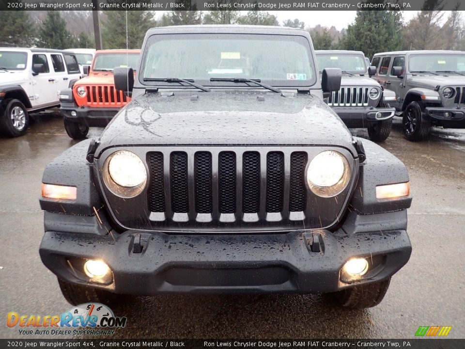 2020 Jeep Wrangler Sport 4x4 Granite Crystal Metallic / Black Photo #8