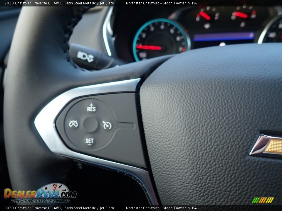 2020 Chevrolet Traverse LT AWD Satin Steel Metallic / Jet Black Photo #20