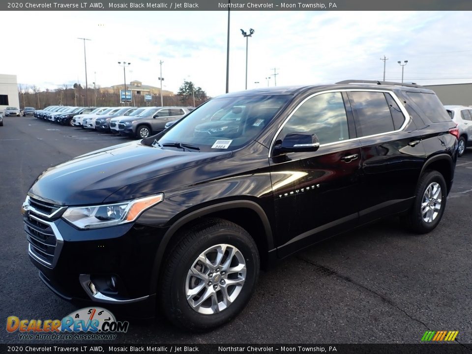 2020 Chevrolet Traverse LT AWD Mosaic Black Metallic / Jet Black Photo #1