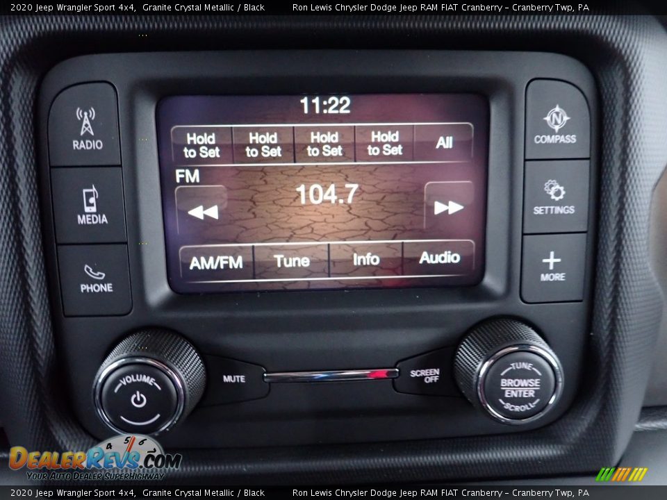 2020 Jeep Wrangler Sport 4x4 Granite Crystal Metallic / Black Photo #15