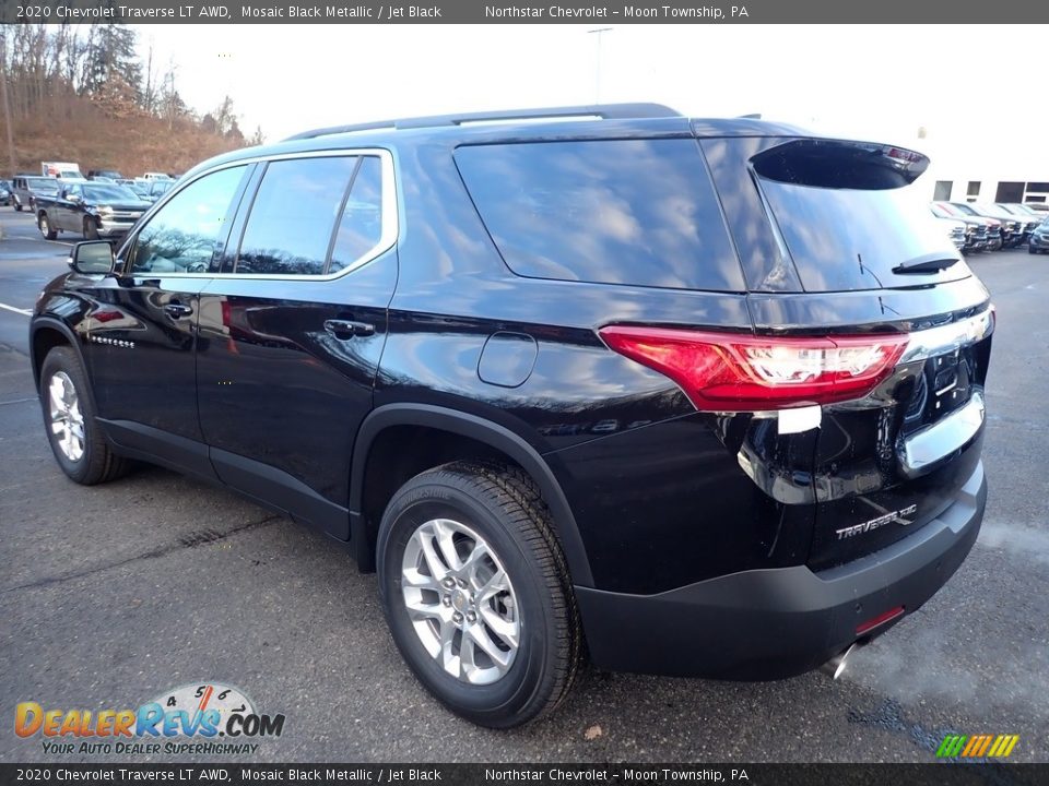 2020 Chevrolet Traverse LT AWD Mosaic Black Metallic / Jet Black Photo #3