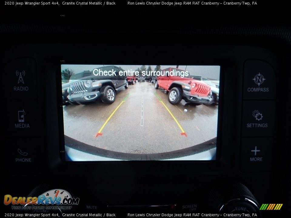 2020 Jeep Wrangler Sport 4x4 Granite Crystal Metallic / Black Photo #16