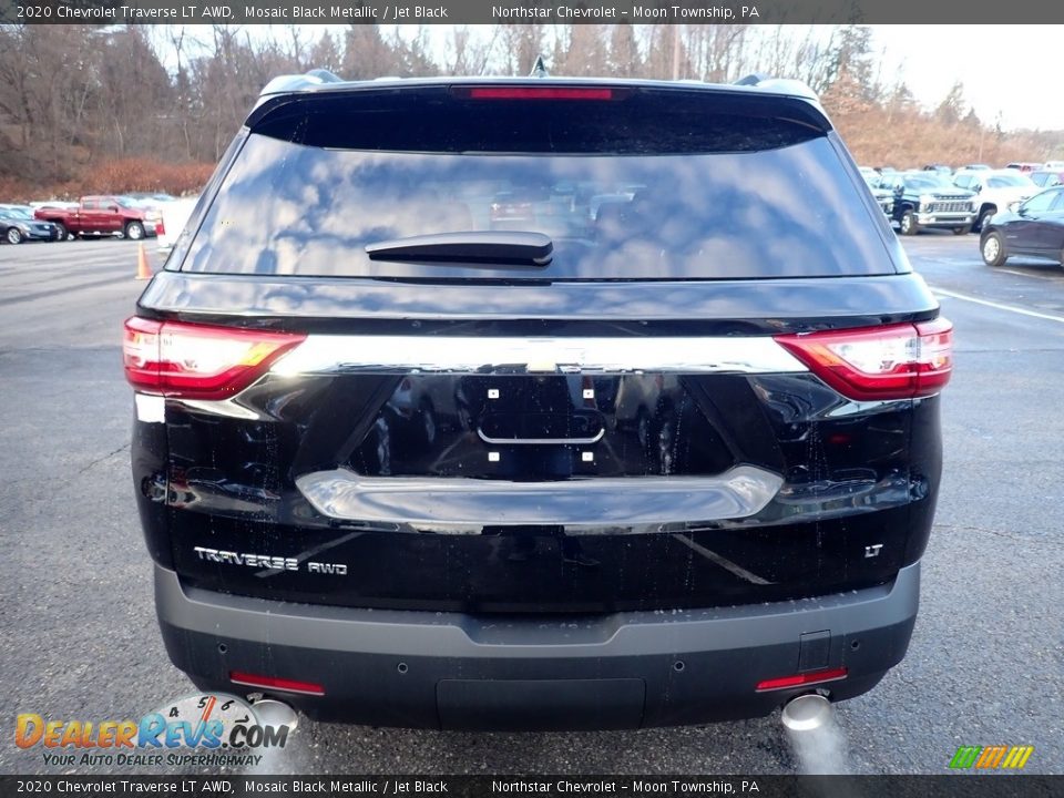 2020 Chevrolet Traverse LT AWD Mosaic Black Metallic / Jet Black Photo #4