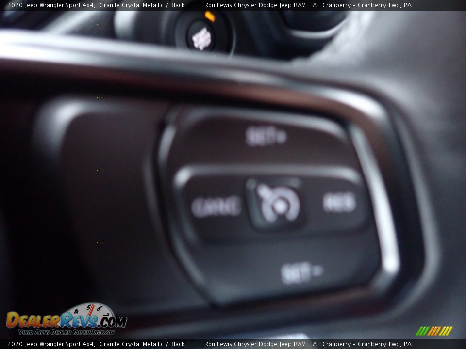 2020 Jeep Wrangler Sport 4x4 Granite Crystal Metallic / Black Photo #17