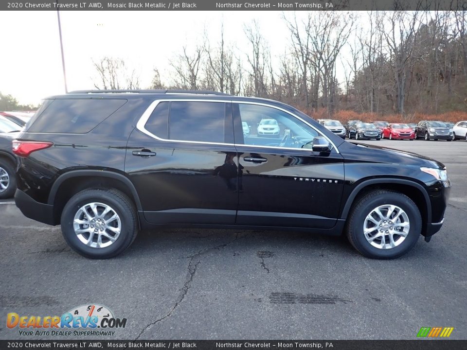 2020 Chevrolet Traverse LT AWD Mosaic Black Metallic / Jet Black Photo #6