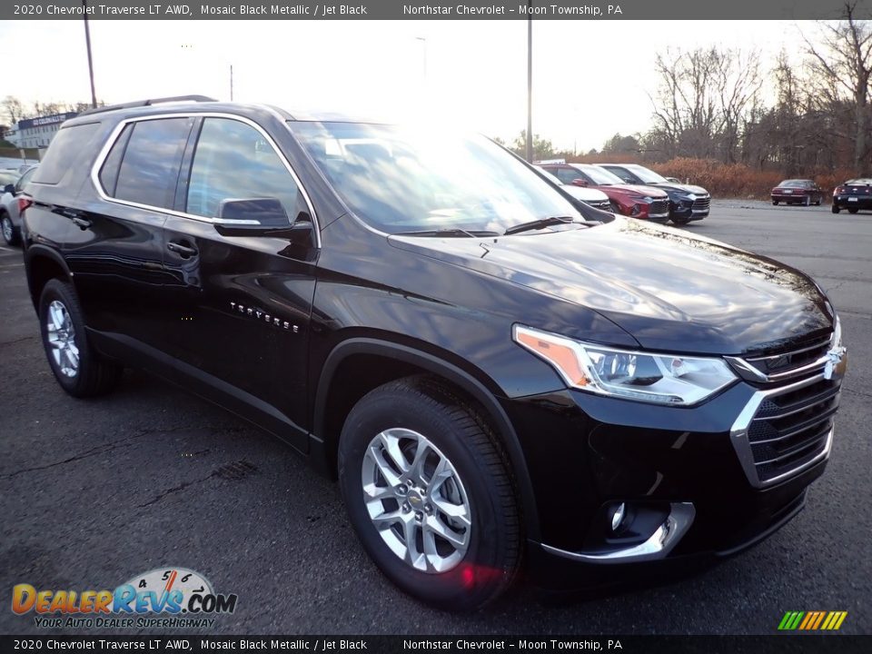 2020 Chevrolet Traverse LT AWD Mosaic Black Metallic / Jet Black Photo #7