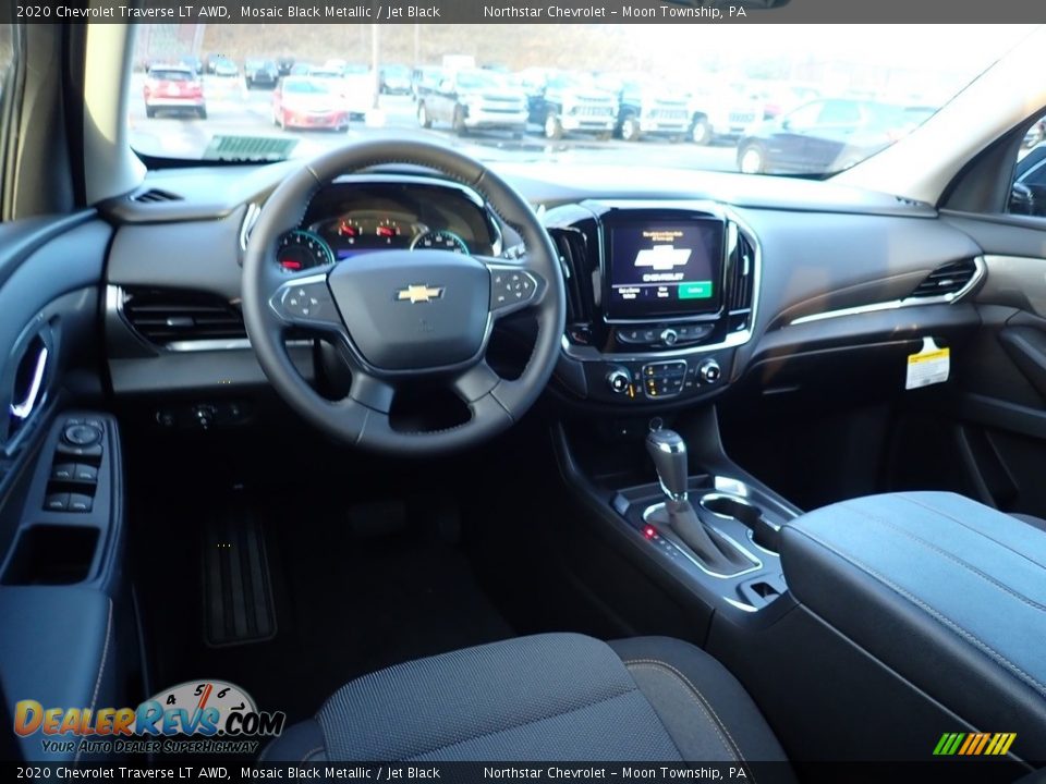 2020 Chevrolet Traverse LT AWD Mosaic Black Metallic / Jet Black Photo #13
