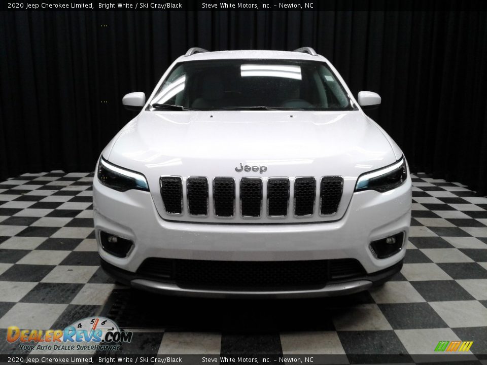 2020 Jeep Cherokee Limited Bright White / Ski Gray/Black Photo #3