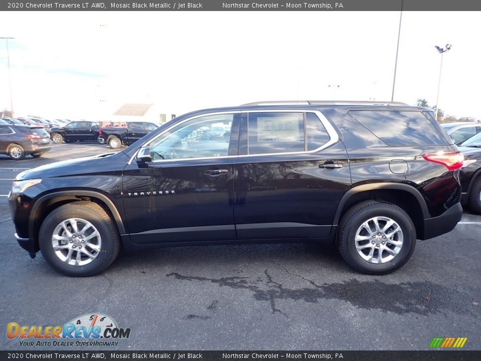 2020 Chevrolet Traverse LT AWD Mosaic Black Metallic / Jet Black Photo #2