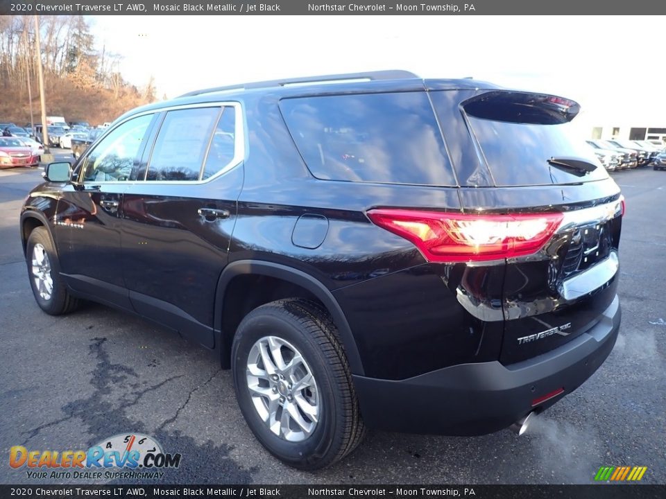 2020 Chevrolet Traverse LT AWD Mosaic Black Metallic / Jet Black Photo #3