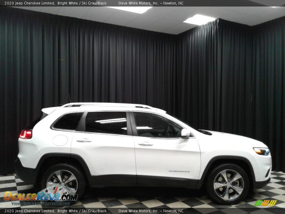 2020 Jeep Cherokee Limited Bright White / Ski Gray/Black Photo #5