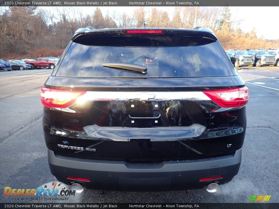 2020 Chevrolet Traverse LT AWD Mosaic Black Metallic / Jet Black Photo #4