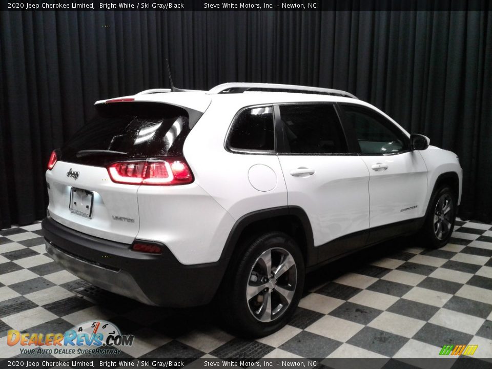 2020 Jeep Cherokee Limited Bright White / Ski Gray/Black Photo #6