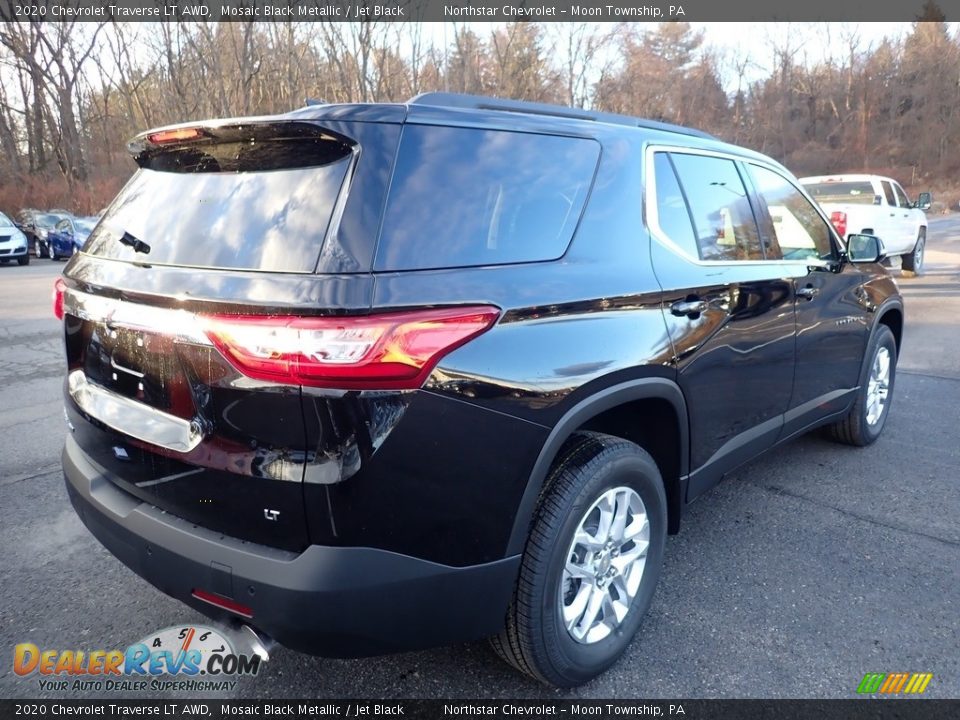 2020 Chevrolet Traverse LT AWD Mosaic Black Metallic / Jet Black Photo #5