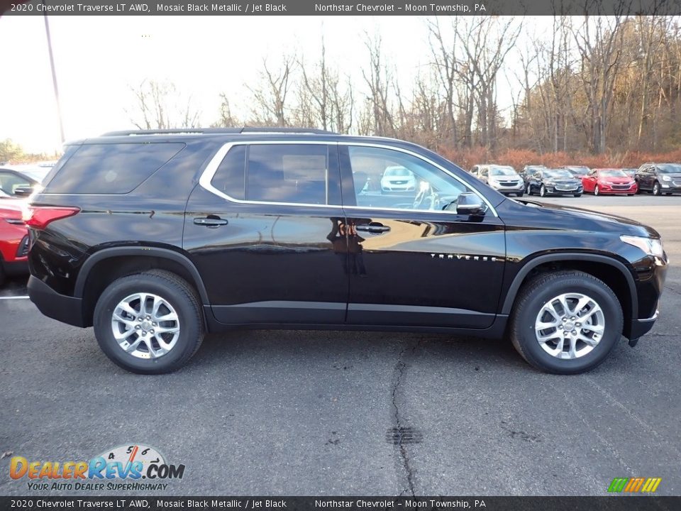 2020 Chevrolet Traverse LT AWD Mosaic Black Metallic / Jet Black Photo #6