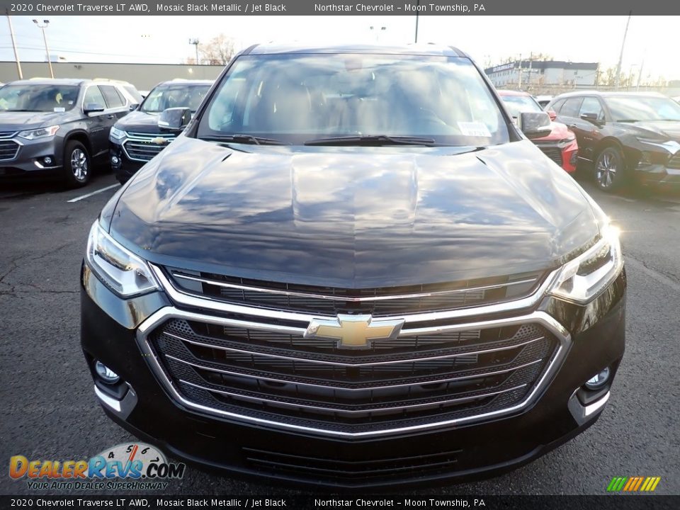 2020 Chevrolet Traverse LT AWD Mosaic Black Metallic / Jet Black Photo #7