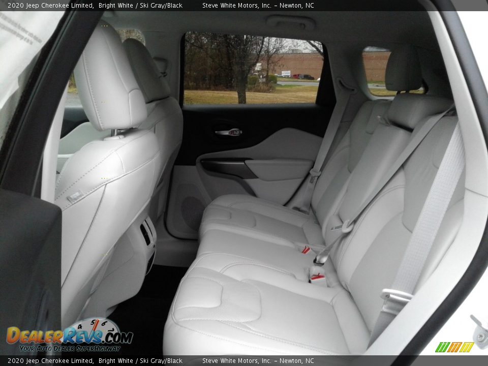 2020 Jeep Cherokee Limited Bright White / Ski Gray/Black Photo #11