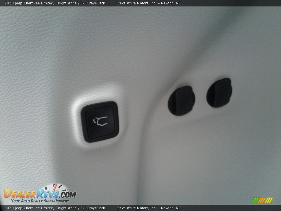 2020 Jeep Cherokee Limited Bright White / Ski Gray/Black Photo #12